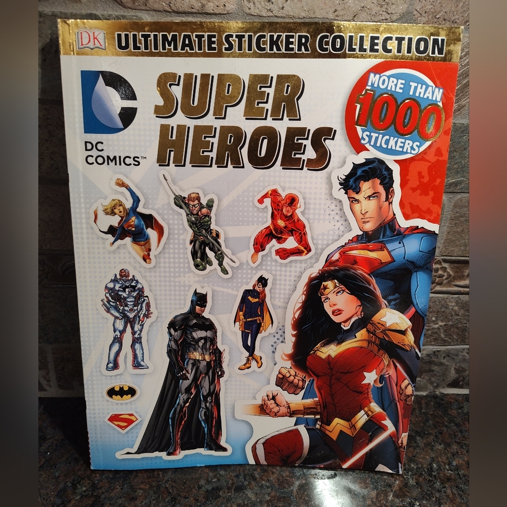 DC Comics Super Heroes Sticker Book